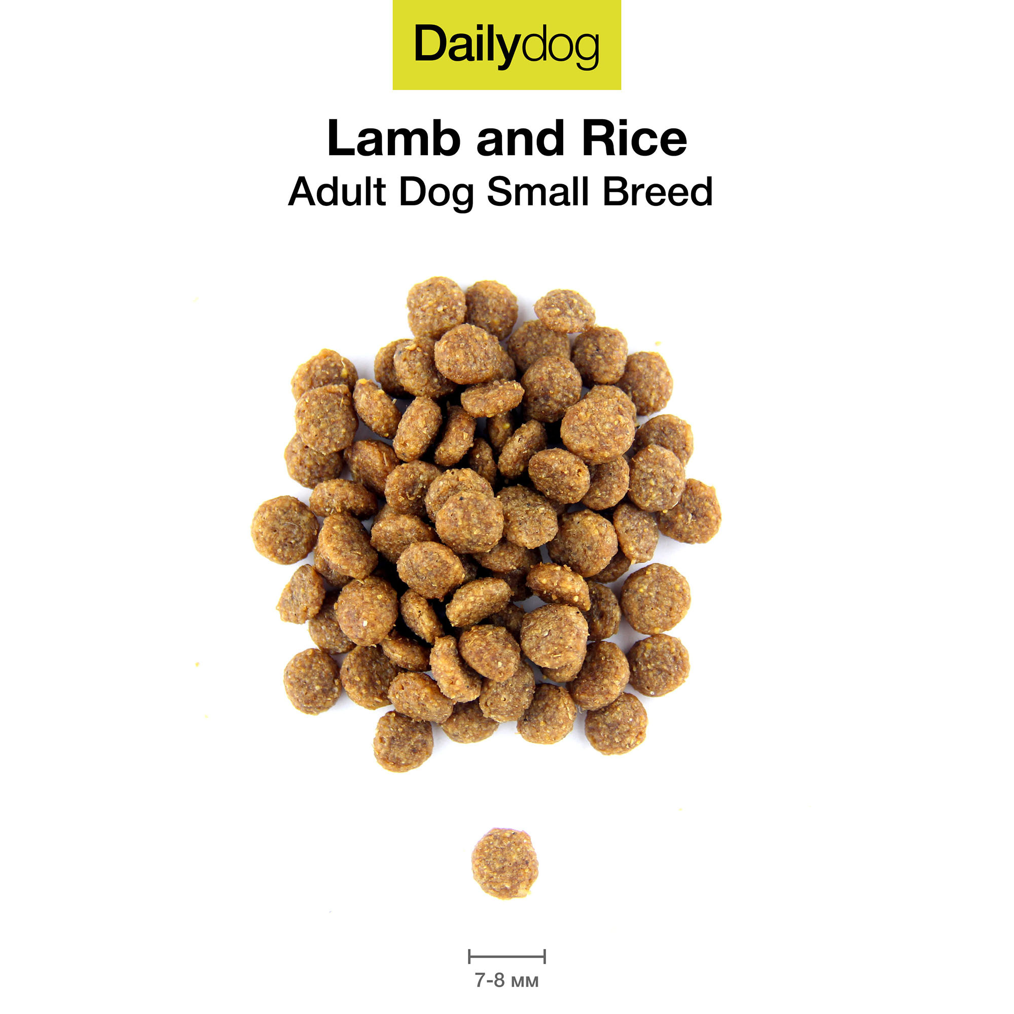 Dailydog Adult Small Breed Lamb and Rice сухой корм для собак мелких пород,  с ягненком и рисом - 3 кг | Купить в Смоленске